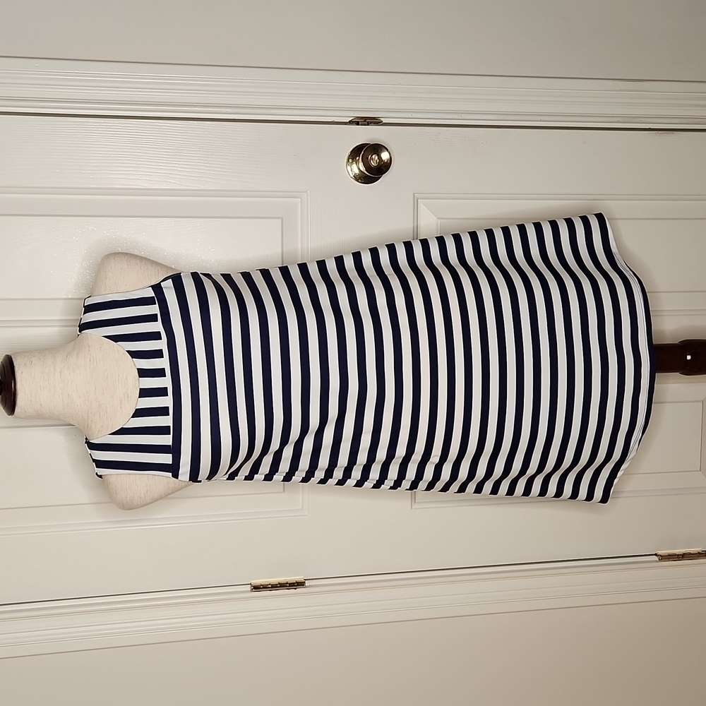 𝅺JUDE Connally Navy and White Striped Molly Dress Size XS